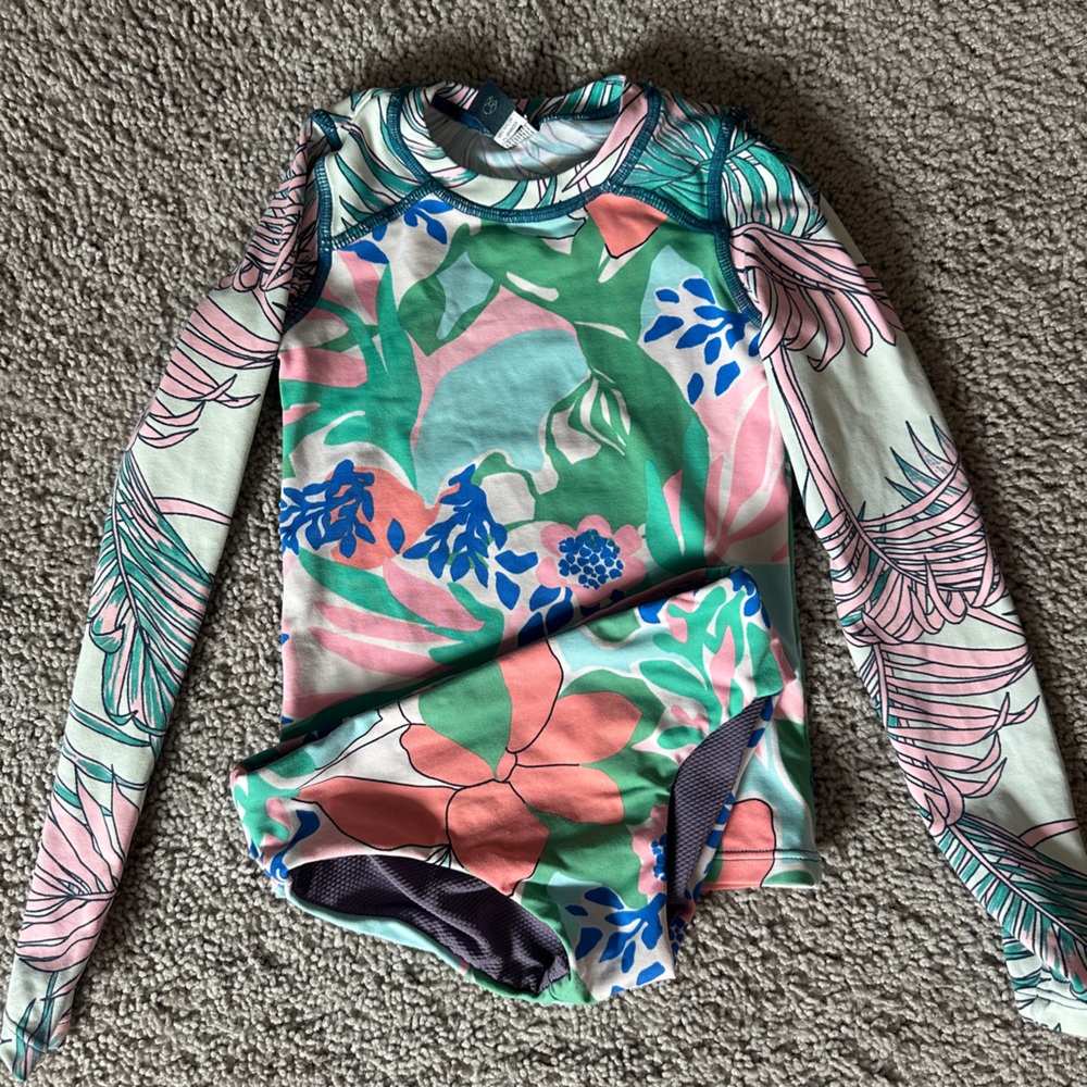 Floral Kids Swim Set